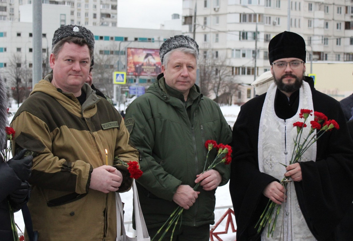 В Северном Бутове состоялась памятная акция ветеранов боевых действий